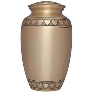 Urne funéraire artisanale en métal de haute qualité, conteneur personnalisé pour cendres d'adultes et de bébés, souvenir commémoratif à bas prix - Product Image 3