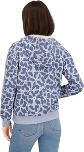 Sudadera con Capucha Estampada Floral, Forro Polar Ecológico, Corte Regular, Informal, Tejido de Punto, Poliéster, Unisex, Ropa de Invierno - Product Image 2