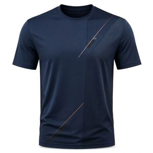 เสื้อยืดคอกลมแขนสั้นผู้ชายไซส์ใหญ่ ผ้าถักคุณภาพสูง 100% ผ้าฝ้าย ระบายอากาศได้ดี เป็นมิตรกับสิ่งแวดล้อม ป้องกันรังสียูวี - Product Image 3