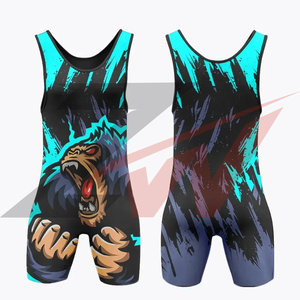 Meilleures ventes Nouveauté 2026 Maillots de lutte personnalisés pour hommes et combinaisons de musculation entièrement sublimées - Product Image 4