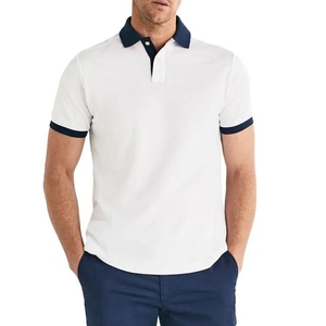 เสื้อโปโล OEM แบรนด์ส่วนตัว ผ้าฝ้ายพรีเมียม ปิเก้ สำหรับธุรกิจ กอล์ฟ ลำลอง แฟชั่น สกรีนโลโก้ได้ นุ่ม สบาย - Product Image 1