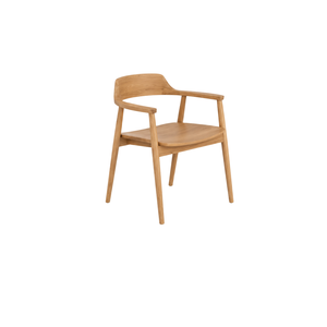 ARTERRA Ensemble de salle à manger de luxe écologique en teck massif fait main avec table à plateau lamellé et fauteuils modernes pour maison, appartement, hôtel, villa - Product Image 4