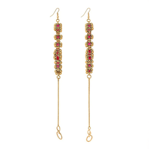 Fashion Earrings Ruby Kemp Ear Chains - Product Image 2