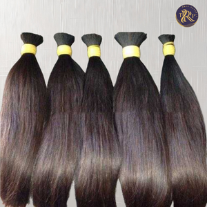 Extension de cheveux non traités vierges de temple indien, cheveux Remy naturels, tressés, à un seul donneur, ondulés - Product Image 4