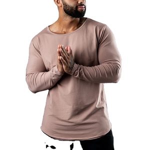 T-shirt homme uni décontracté OEM, manches courtes, couleur unie, impression 3D, broderie, 100% coton - Product Image 1