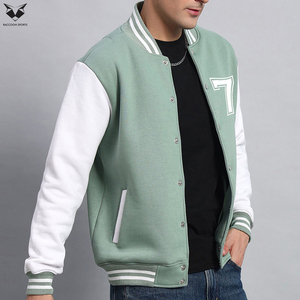 Comfortable Best Color Make Own Newest Style OEM Service Latest Style Soft Fabric Unisex Fashion Streetwear Wool PU Jackets - Product Image 5