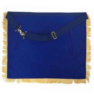Masonic Regalia <b>Leather</b> <b>Apron</b> 3D Design Square Pattern Magnetic Decoration Embroidered Logo Sew-On Safety Pin Badge for - Product Image 5