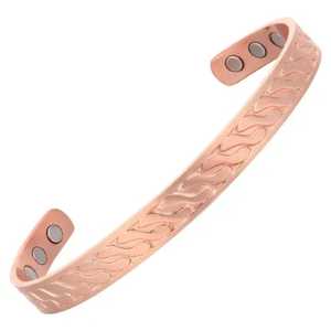 Antik Kupferbeschichtetes Wikinger-Armband, Vintage Nordisches Tierknoten Offener Armreif, Unisex Geometrisch - Product Image 6
