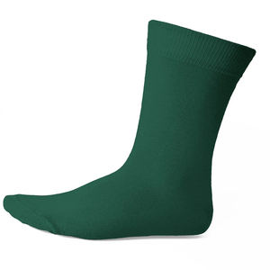 Chaussettes thermiques auto-chauffantes unisexes antibactériennes couleur vert foncé pour le sport d'hiver et les occasions décontractées avec logo personnalisé - Product Image 2