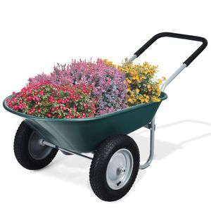 Carriola da Giardino a 2 Ruote Rinforzata, Carrello Multiuso - Product Image 4