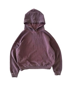 Sudadera con capucha desgastada lavada con ácido de algodón polar 100% de alta calidad OEM Sudadera con capucha con cremallera de gran tamaño unisex 2026 - Product Image 3