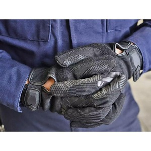 All Sizes Solid Color Non-Slip Unisex Winter Leather Full Finger Touchscreen <b>Driving</b> <b>Gloves</b> Palm Protection Hook Loop Racing - Product Image 6