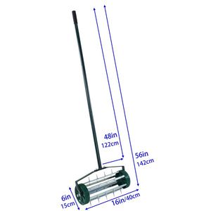 Aeratore per Prato a 3 Ruote, Robusto e Manuale, Attrezzo da Giardinaggio per Terreni - Product Image 3