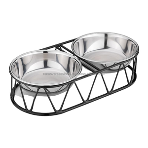 Último Modelo de Soporte Metálico con Tazones de Acero Inoxidable para Perros y Gatos, para Comida y Agua, Ofertas al por Mayor de un Proveedor Confiable - Product Image 6
