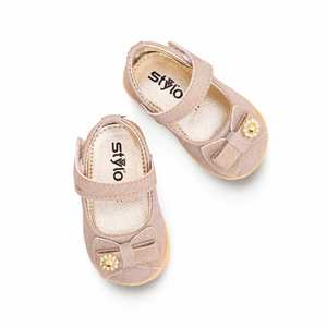 Bottines dorées décontractées pour filles Style KD9781 - Product Image 1