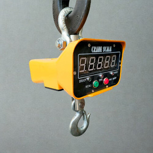 Báscula digital industrial para grúas con pantalla LED y gancho de suspensión de alta resistencia para pesaje aéreo e inventario de almacén - Product Image 3