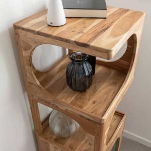 Estante de madera de acacia Vandana Ultra Zentrix Column 1 Emyr - Product Image 4