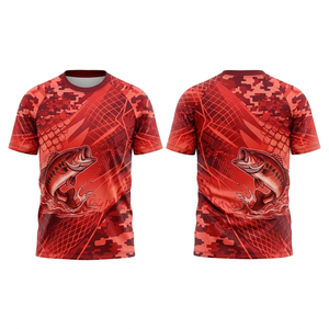 Camiseta de Pesca de Manga Larga Sublimada, Personalizada, de Poliéster Transpirable, Secado Rápido, Protección UV, Antibacteriana - Product Image 5