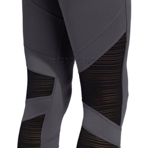 Leggings de sport OEM pour femmes, taille très haute, ultra-élevée, pour yoga et fitness, avec empiècements à logo personnalisé, pour le travail - Product Image 6