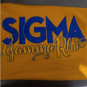 เสื้อยืดแขนสั้นคอกลมสีน้ำเงินทอง ตราสัญลักษณ์ Sigma Gamma Rho สำหรับผู้หญิง ทรงเข้ารูป ใส่สบาย ระบายอากาศได้ดี เป็นมิตรต่อสิ่งแวดล้อม เหมาะสำหรับฤดูร้อน - Product Image 6