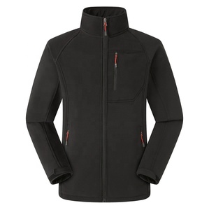 Wholesale Men and Women Bonded Casual Winter Windproof <b>Waterproof</b> Breathable Zipper Softshell <b>Jacket</b> Softshell Coat - Product Image 3