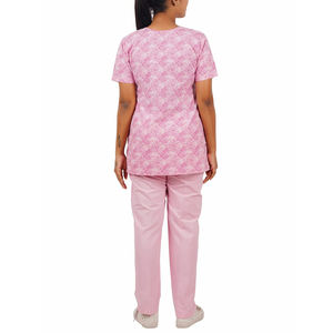 Uniformes Médicos Elásticos de Algodón y Poliéster Transpirables de Secado Rápido Unisex, Conjuntos de Uniformes de Enfermería Personalizados de Alta Calidad - Product Image 2