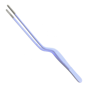 Pince à épiler Altomme Instruments de 20,5 cm en acier inoxydable avec revêtement PTFE de qualité alimentaire, pointes dentelées pour la présentation des aliments en cuisine - Product Image 2