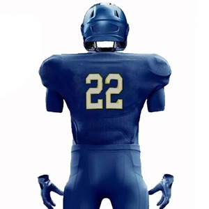 Custom Unisex Sublimated American Football Uniform Jersey Breathable <b>Mesh</b> 100% Polyester Team Sets Custom Logo Plus Size Quick - Product Image 5