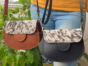 Sac à bandoulière en cuir fourrure d'animaux pour femmes, nouveau, élégant, pour épaule - Product Image 2