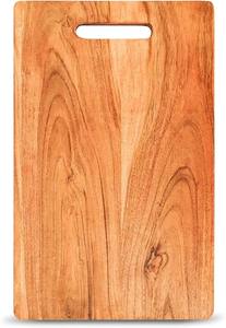 Tabla de Cortar de Bambú Natural con Asa, Ecológica, para Carne, Verduras y Frutas - Product Image 3