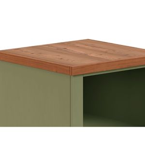 Bridgevine Home 22 pollici 1 cassetto schedario verde salvia e legno di frutta finitura nessun assemblaggio richiesto per la raccolta di vigneto domestico - Product Image 4