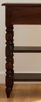 Table console moderne de luxe classique réglable en bois de manguier naturel, design unique pour salon, bureau à domicile, chambre à coucher