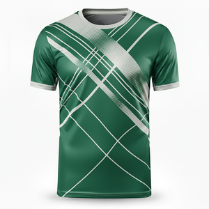 T-shirt de sport personnalisé pour homme, bleu, avec impression par sublimation, séchage rapide, polyester, athlétique, gym, course à pied, performance, entraînement, fitness - Product Image 4