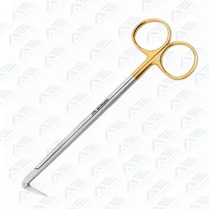 Medic Instruments Metzenbaum Tijeras 7 "Acero inoxidable de alta calidad con insertos de carburo de tungsteno y anillos de oro - Product Image 4
