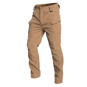 Customized Logo Multi Pockets Large Size Men's <b>Work</b> Pants Daily Outdoor <b>Elastic</b> Waterproof Pants Training Tactical <b>Trousers</b> Men - Product Image 2