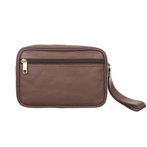 Sac suspendu fait main pour homme, trousse de toilette de voyage, pochette en cuir véritable de qualité supérieure - Product Image 3
