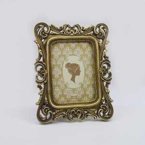 Versatile Size Vintage <b>Resin</b> <b>Frames</b> Handmade <b>Resin</b> Baroque Photo <b>Frame</b> for Home Decor Flexible Table or Wall Decor for Any Space - Product Image 3