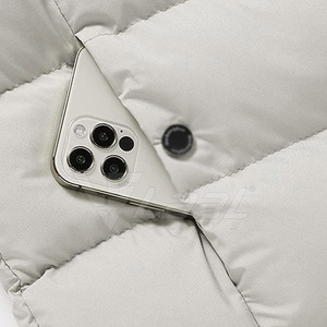 Chaqueta Acolchada para Hombre, Elegante y de Tela Suave, con Sensación Acogedora, Chaqueta Acolchada Moderna para Hombre - Product Image 3