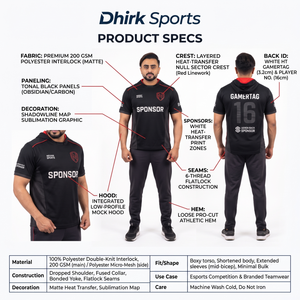 Camiseta Deportiva Personalizada de Manga Corta para Hombre, 100% Poliéster, Tejido Doble de 220g, Secado Rápido, Impresión por Sublimación, Cuello Redondo, Sudadera Híbrida Pro - Product Image 5