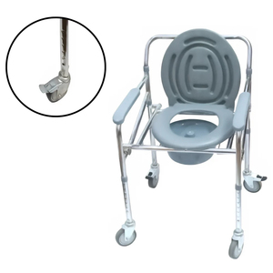 <b>Commode</b> <b>Chair</b> Foldable & Adjustable without wheel Export quality (SAGAR) - Product Image 4