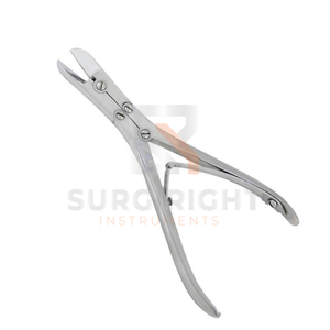 Pinzas de Corte de Hueso Ruskin de Alta Calidad, de Doble Acción, de Acero Inoxidable, con Punta Curva, para Cirugía Ortopédica MOL - Product Image 6