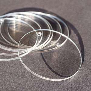 Modern <b>Clear</b> Acrylic Coasters for Coffee <b>Table</b> and Dining Use - Product Image 2