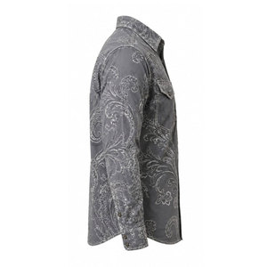 FRC3916 Flame Resistant Printed Plaid Loose Fit Sewing Work <b>Shirt</b> for Industrial & Construction Workers - Product Image 4