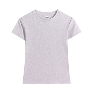 Camiseta Negra Premium de Punto Formal, Transpirable, Ajustada y Holgada, al por Mayor, Económica, para Primavera, Personalizable para Mujer - Product Image 4