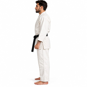 Traje de Karate de Lona Blanca de 10 oz para Adultos, Uniforme de Artes Marciales de Algodón Premium, Karate Gi Personalizado OEM/ODM - Product Image 2