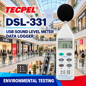 TECPEL DSL-331 เครื่องบันทึกข้อมูล USB อุตสาหกรรม 32,000 บันทึก  เครื่องวัดระดับเสียง จอแสดงผล 4 หลัก ความแม่นยำสูง ระบบ C Weighting 31.5Hz-8KHz - Product Image 6