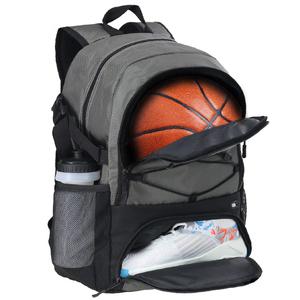Sacs à dos de basketball légers couleur unie, best-sellers / Sacs de basketball personnalisables avec logo, faible MOQ - Product Image 3