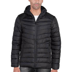 Blouson matelassé formel en gros, impression personnalisée, nouveau design, nouvelle arrivée, imperméable, coupe-vent, respirant, à capuche, 100% - Product Image 1