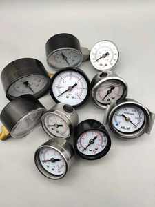 Aço inoxidável manômetro Flange/rosca Conexão <span class=keywords><strong>0</strong></span>-100MP Shockproof Silicone óleo enchido manômetro à prova de choque - Product Image 3