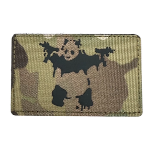 Patch en tissu réfléchissant noir personnalisé, découpé au laser, motif drapeau IR, excellente qualité, bordure découpée à chaud ou au laser pour vêtements et chapeaux 2026 - Product Image 4